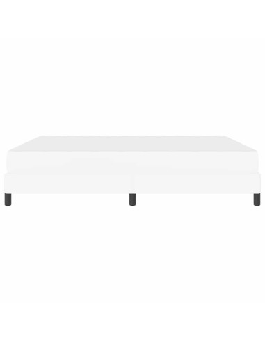 Struttura del letto Bianco Puro 180 x 200 cm Tessuto