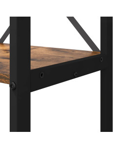 Libreria Rovere fumé 60 x 30 x 155 cm Legno multistrato