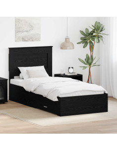 Struttura del letto con cassetto con testiera Legno multistrato