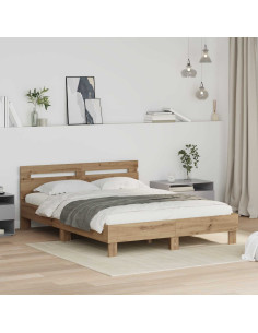 Struttura del letto Rovere artigianale 140 x 200 cm