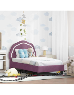Struttura letto per bambini con testata Viola 70 x 140 cm