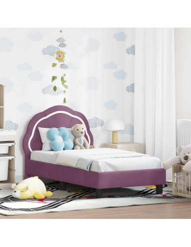 Struttura letto per bambini con testata Viola 70 x 140 cm