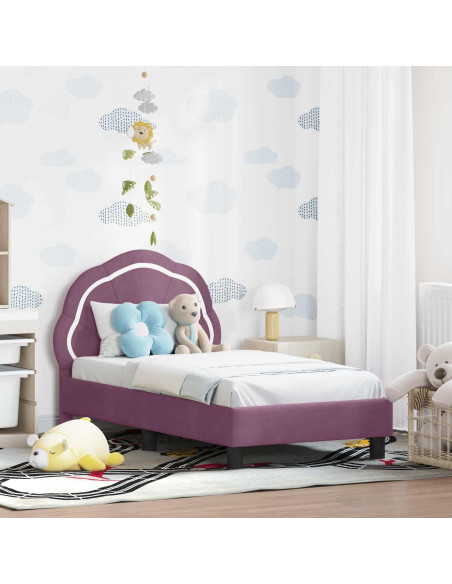 Struttura letto per bambini con testata Viola 70 x 140 cm