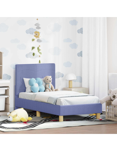 Struttura letto per bambini con testata Blu jeans 70 x 140 cm