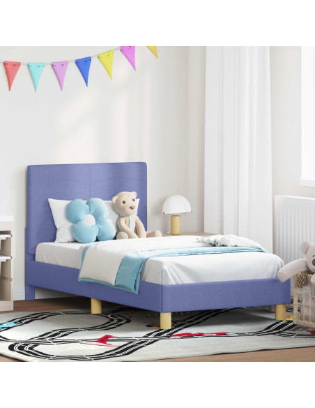 Struttura letto bambini con testata Blu jeans 80 x 160 cm