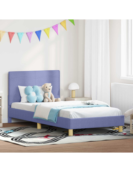 Struttura letto bambini con testata Blu jeans 90 x 190 cm