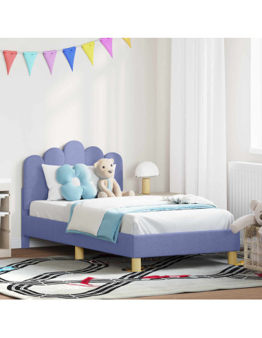 Struttura letto bambini con testata Blu jeans 80 x 160 cm