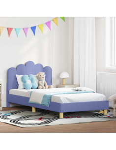 Struttura letto bambini con testata Blu jeans 80 x 200 cm