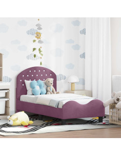 Struttura letto per bambini con testata Viola 70 x 140 cm