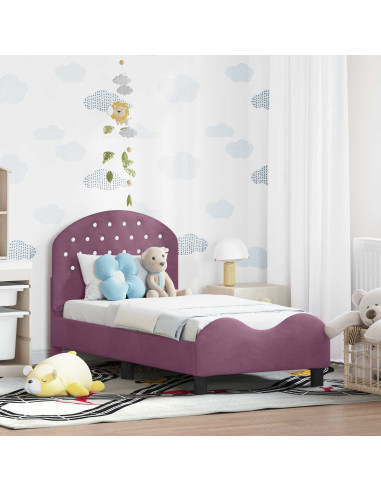 Struttura letto per bambini con testata Viola 70 x 140 cm