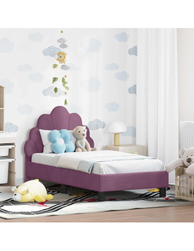 Struttura letto per bambini con testata Viola 70 x 140 cm