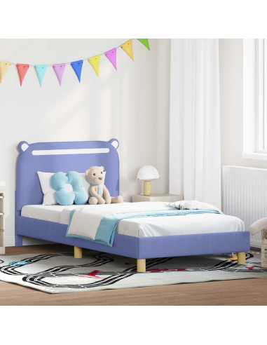 Struttura letto bambini con testata Blu jeans 90 x 200 cm
