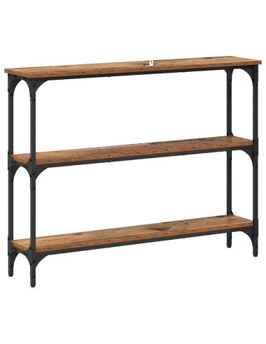 Tavolo consolle Legno vecchio 100 x 22,5 x 75 cm