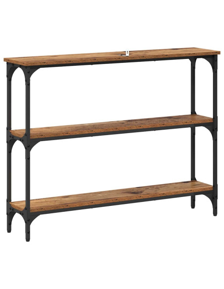 Tavolo consolle Legno vecchio 100 x 22,5 x 75 cm