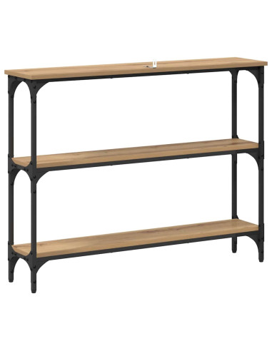 Tavolo consolle Rovere artigianale 100 x 22,5 x 75 cm