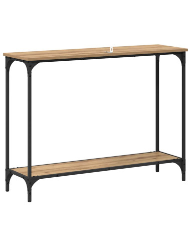 Tavolo consolle rovere artigianale 101 x 30.5 x 75 cm