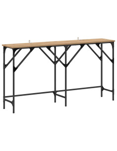 Tavolo consolle rovere artigianale 140 x 29 x 75 cm