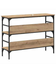 Tavolo consolle rovere artigianale 100 x 32 x 75 cm