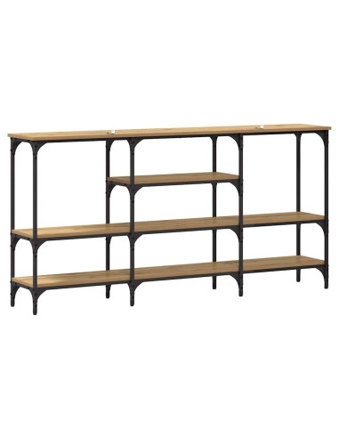 Tavolo consolle rovere artigianale 160 x 29 x 80 cm