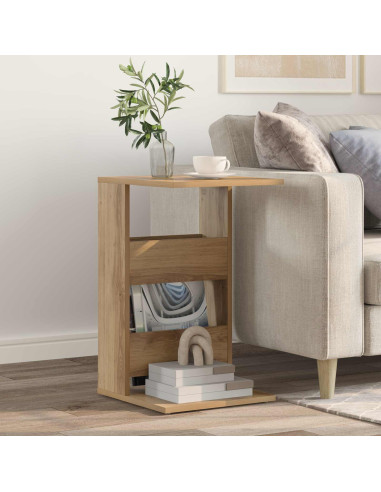 Tavolo laterale Rovere artigianale 40 x 35 x 60,5 cm