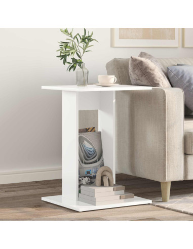 Tavolo laterale Bianco 45 x 40 x 62,5 cm Legno multistrato