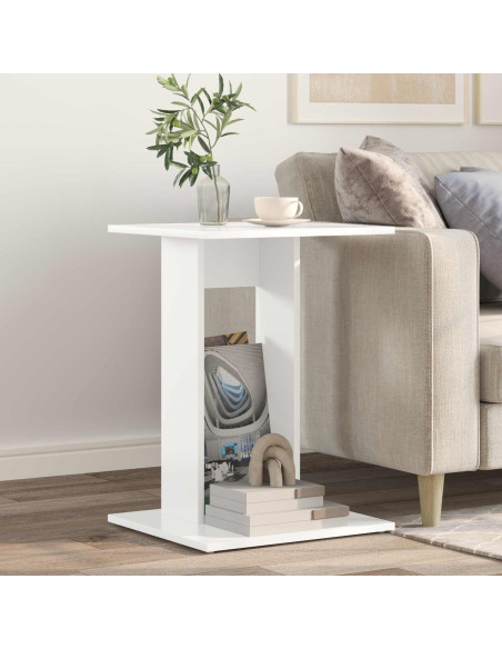 Tavolo laterale Bianco 45 x 40 x 62,5 cm Legno multistrato