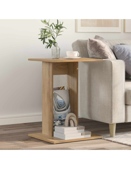 Tavolo laterale Rovere artigianale 45 x 40 x 62,5 cm