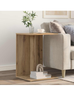 Tavolo laterale Rovere artigianale 45 x 40 x 62,5 cm