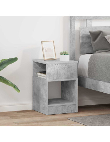 Tavolino 2 pcs Grigio cemento 30,5 x 30 x 45 cm