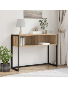 Tavolino Rovere Artigianale 100 x 36 x 75 cm Legno multistrato