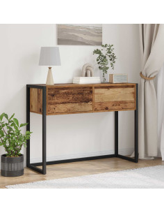 Tavolino Legno vecchio 100 x 36 x 75 cm Legno multistrato