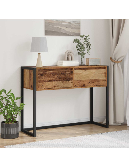 Tavolino Legno vecchio 100 x 36 x 75 cm Legno multistrato