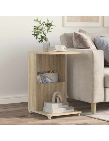 Tavolo laterale Rovere Sonoma 40 x 35 x 60 cm Legno multistrato