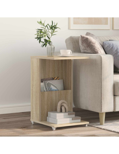 Tavolo laterale Rovere Sonoma 40 x 35 x 60 cm Legno multistrato