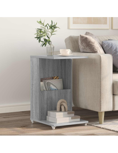 Tavolo laterale Grigio Sonoma 40 x 35 x 60 cm Legno multistrato