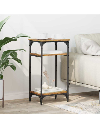 Tavolo laterale Legno vecchio 40 x 30 x 75 cm Legno multistrato