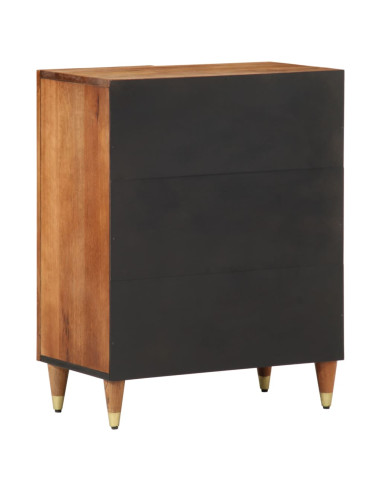 Credenza 60x33x75 cm in Legno Massello di Mango