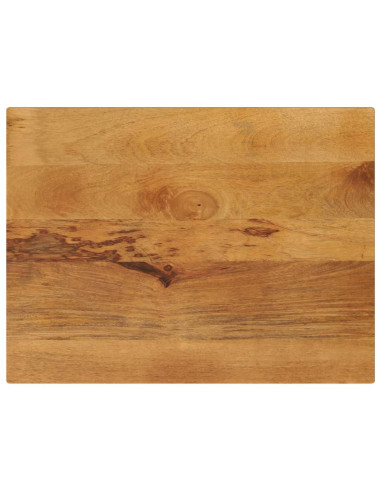 Piano per Tavolo 90x50x3,8 cm Rettangolare Legno Massello Mango