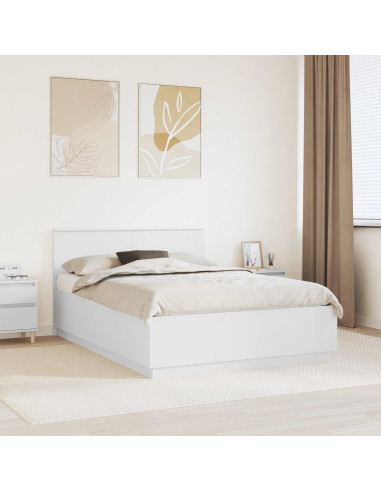 Struttura del letto Bianco 160 x 200 cm Legno multistrato