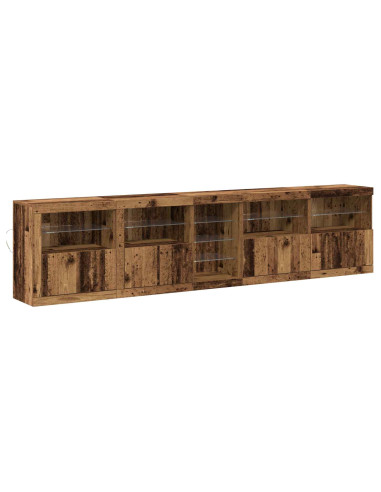Madia LED Legno vecchio 283 x 37 x 67 cm Legno multistrato