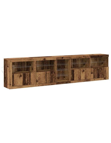 Madia LED Legno vecchio 283 x 37 x 67 cm Legno multistrato