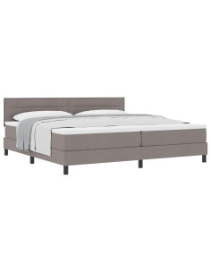 Letto a molle con materasso Talpa 200 x 200 cm Tessuto 2