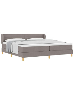 Letto a molle con materasso Talpa 200 x 200 cm Tessuto 2