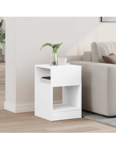 Tavolino Bianco 30,5 x 30 x 45 cm Legno multistrato