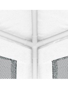Tendone per Feste con 4 Pareti in Rete 4x4 m Bianco