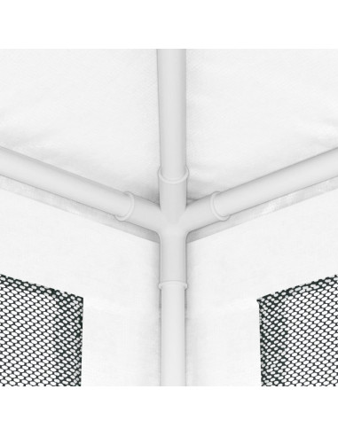 Tendone per Feste con 4 Pareti in Rete 4x4 m Bianco