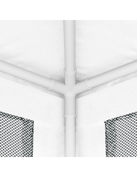 Tendone per Feste con 4 Pareti in Rete 4x4 m Bianco