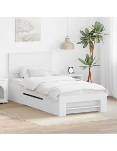 Struttura del letto Bianco 80 x 200 cm Legno multistrato