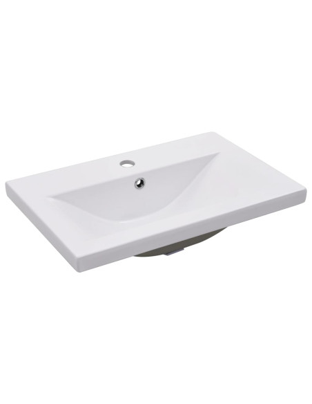 Set Mobili da Bagno Bianco in Legno Multistrato