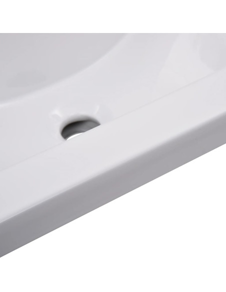 Set Mobili da Bagno Bianco in Legno Multistrato